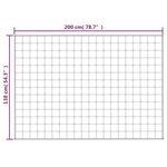 vidaXL Couverture lestée Bleu 138x200 cm 6 kg Tissu