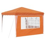 vidaXL Tente de fête pop-up 288 x 288 x 245 cm Orange Tissu Oxford