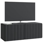 vidaXL Meuble TV mural 78 5 x 31 x 30 cm Noir Bois d'ingénierie