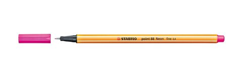 Stylo-Feutre POINT 88 Pointe Fine 0,4 mm Rose FLUO STABILO