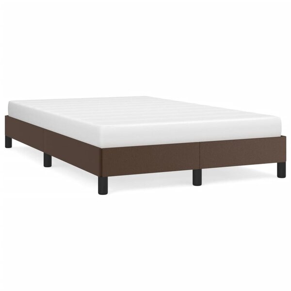 vidaXL Cadre de lit sans matelas marron 120x200 cm similicuir