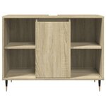 vidaXL Ensemble de meubles de salle de bain 3 Pièces chêne sonoma