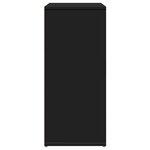 vidaXL Buffets 2 Pièces noir 60x31x70 cm bois d'ingénierie