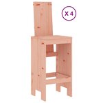 vidaXL Ensemble de bar de jardin 5 Pièces bois massif de Douglas