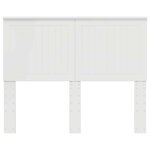 vidaXL Tête de lit Blanc Brillant 120 cm Bois d'ingénierie
