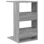 vidaXL Table d'appoint Gris Sonoma 40 x 35 x 60 5 cm Bois d'ingénierie