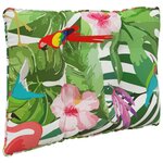 vidaXL Coussin de canapé d'extérieur 2 Pièces coloré Polyester