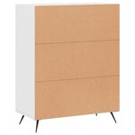 vidaXL Buffet blanc 69 5x34x90 cm bois d'ingénierie
