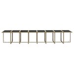 vidaXL Ensemble à dîner de jardin coussins 21 Pièces Beige Résine tressée