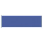 vidaXL Auvent latéral rétractable de patio 180x600 cm Bleu