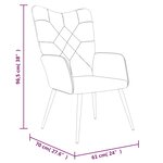 vidaXL Chaise de relaxation Patchwork Tissu