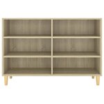 vidaXL Buffet chêne sonoma 103 5x35x70 cm bois d'ingénierie
