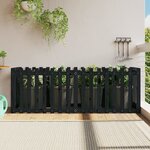 vidaXL Lit surélevé de jardin design de clôture 200x50x70cm pin massif