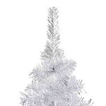 vidaXL Arbre de Noël artificiel pré-éclairé/boules argenté 150 cm PET
