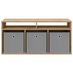 vidaXL Basboard 102 x 32 x 48 5 cm Chêne artisanal