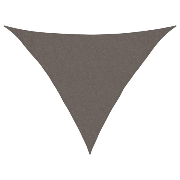 vidaXL Voile d'ombrage 160 g/m² Anthracite 3x3x4 2 m PEHD