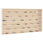 vidaXL Vitrine de collection en bois avec 6 étagères 100x8 5x55 cm