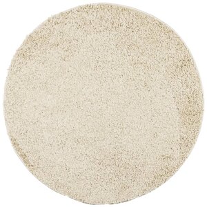 vidaXL Tapis shaggy PAMPLONA poils longs moderne doré Ø 100 cm