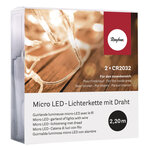 Guirlande lumineuse 20 lumignons en microled 230cm