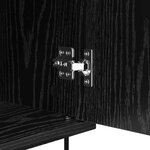 vidaXL Buffet avec tiroir Chêne noir 35 x 40 x 70 cm Bois d'ingénierie