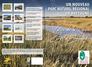 Collector 8 timbres - Vallée de la Rance - Côte d'Emeraude - Lettre Verte