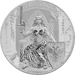 Monnaie GERMANIA Queen on the Throne 1/2 Oz Argent 4 Mark Germania 2026