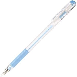Roller encre gel pastel hybrid gel grip  bleu ciel pentel