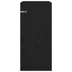 vidaXL Meuble sous lavabo de salle de bain Chêne noir