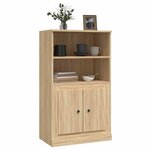 vidaXL Buffet haut chêne sonoma 60x35 5x103 5 cm bois d'ingénierie