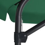 Vidaxl parasol d'extérieur avec mât en acier 300 cm vert