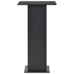vidaXL Table de bar Noir 60x60x110 cm
