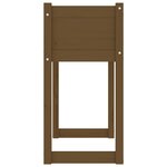 vidaXL Jardinière Marron miel 78x40x81 cm Bois massif de pin