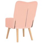vidaXL Fauteuil relaxant Rose 63 x 67 x 94 cm tissu
