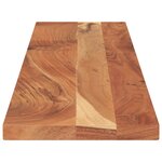 vidaXL Dessus de table 140x20x2 5cm rectangulaire bois massif d'acacia