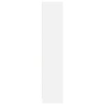 vidaXL Bibliothèque blanc 57x28 5x107 5 cm bois d'ingénierie