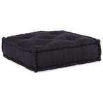 vidaXL Coussin 2 Pièces Anthracite 70 x 70 x 54 cm Polyester