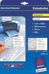 Cartes de visite  85x54 mm  blanc 100 pièces avery zweckform