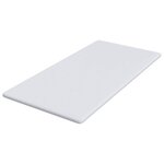 vidaXL Coussins de Matelas Blanc 120 x 200 cm