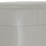 vidaXL Ensemble de canapés 4 Pièces coussins Gris clair Tissu microfibre