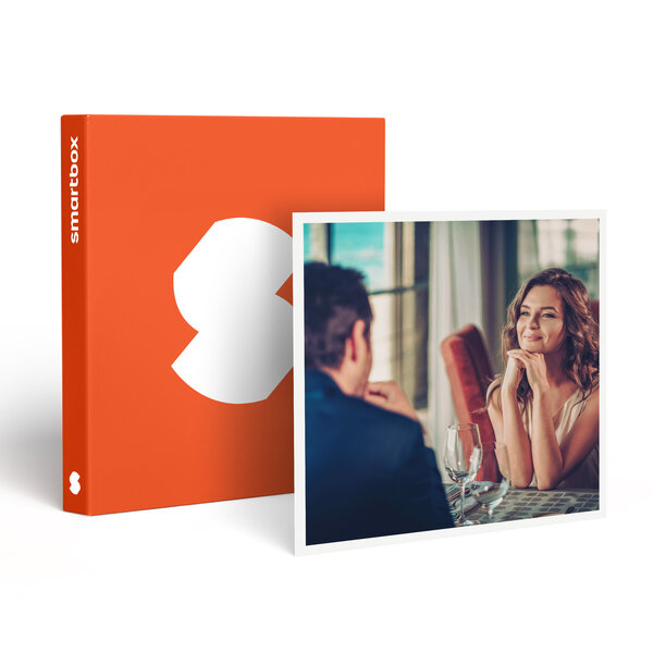 SMARTBOX - Coffret Cadeau Dîner romantique à 3 plats avec coupe de champagne -  Gastronomie