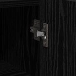 vidaXL Buffet Chêne noir 45x35x75 cm Bois d'ingénierie