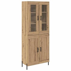 vidaXL Haut Armoire Montage mural Chêne artisanal 69 5 x 34 x 180 cm