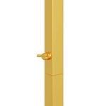 vidaXL Arche de mariage Doré 150 x 49 5 x 200 cm Acier