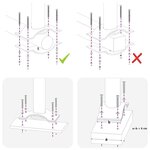 vidaXL Auvent latéral rétractable de patio 80x300 cm Noir