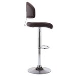 vidaXL Tabouret de bar Marron Similicuir