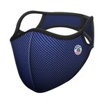 Masque vélo anti-pollution Frogmask bleu avec filtre FFP2 - taille L (homme et femme)