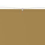 vidaXL Auvent vertical Beige 140x420 cm Tissu oxford