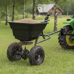 vidaXL Épandeur Noir 53 x 108 x 74 cm PVC et Acier