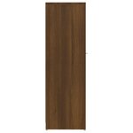 vidaXL Armoire de bain Chêne marron 30x30x95 cm Bois d'ingénierie
