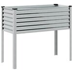 vidaXL Jardinière 100x45x90 cm acier inoxydable